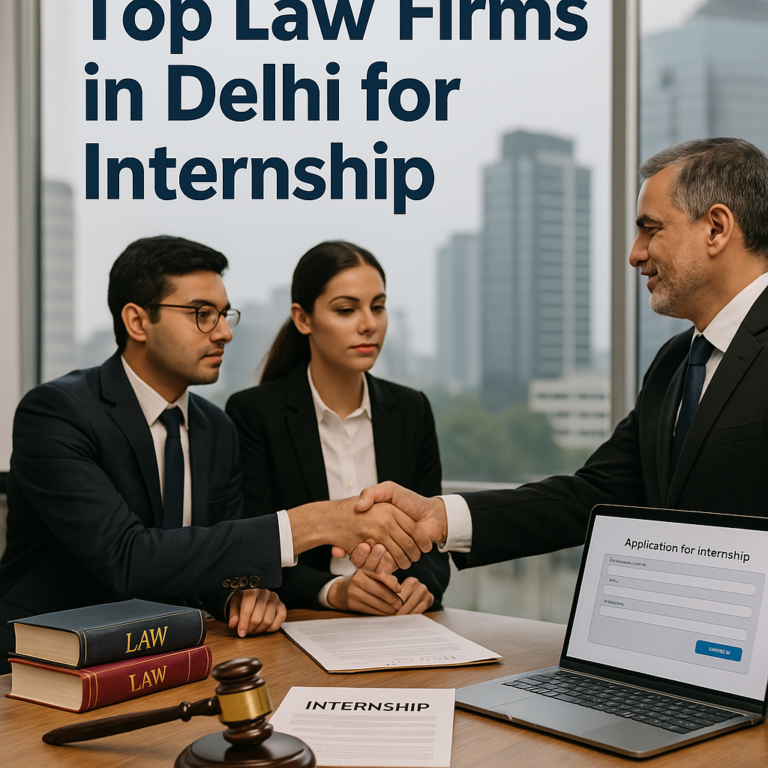 Top Law Firms in Delhi for Legal Internships