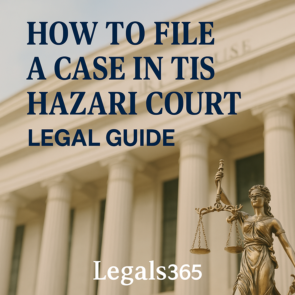 How to File a Case in Tis Hazari Court Legal Guide
