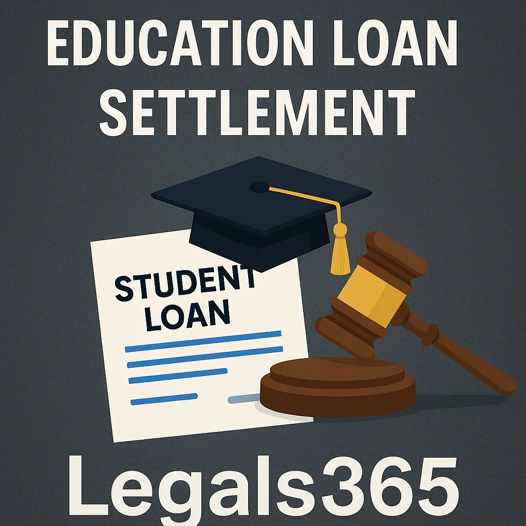 Best Advocate for Student Loan Settlement in India – Legals365