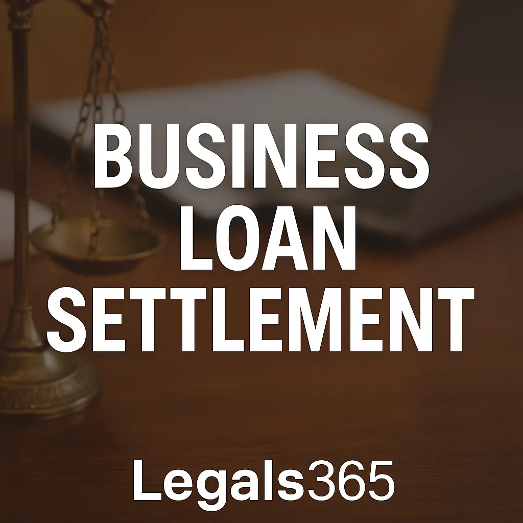 Business Loan settlement