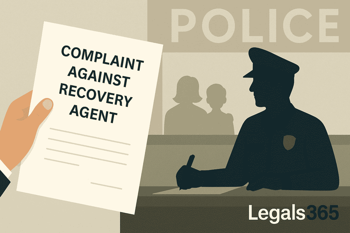 Can I file a complaint against abusive loan recovery agents?