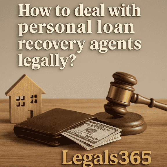 How to deal with personal loan recovery agents legally?