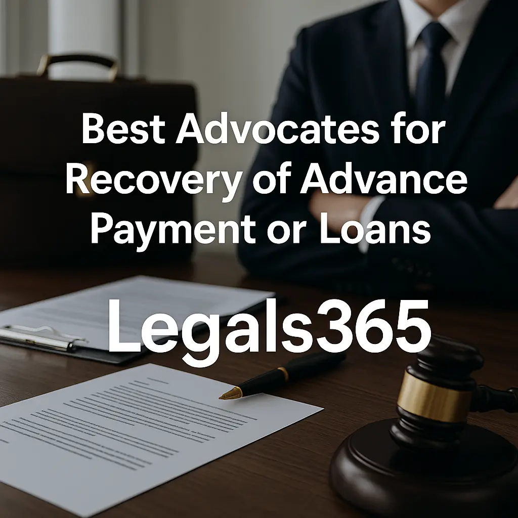 Best Advocates for Recovery of Advance Payment or Loans