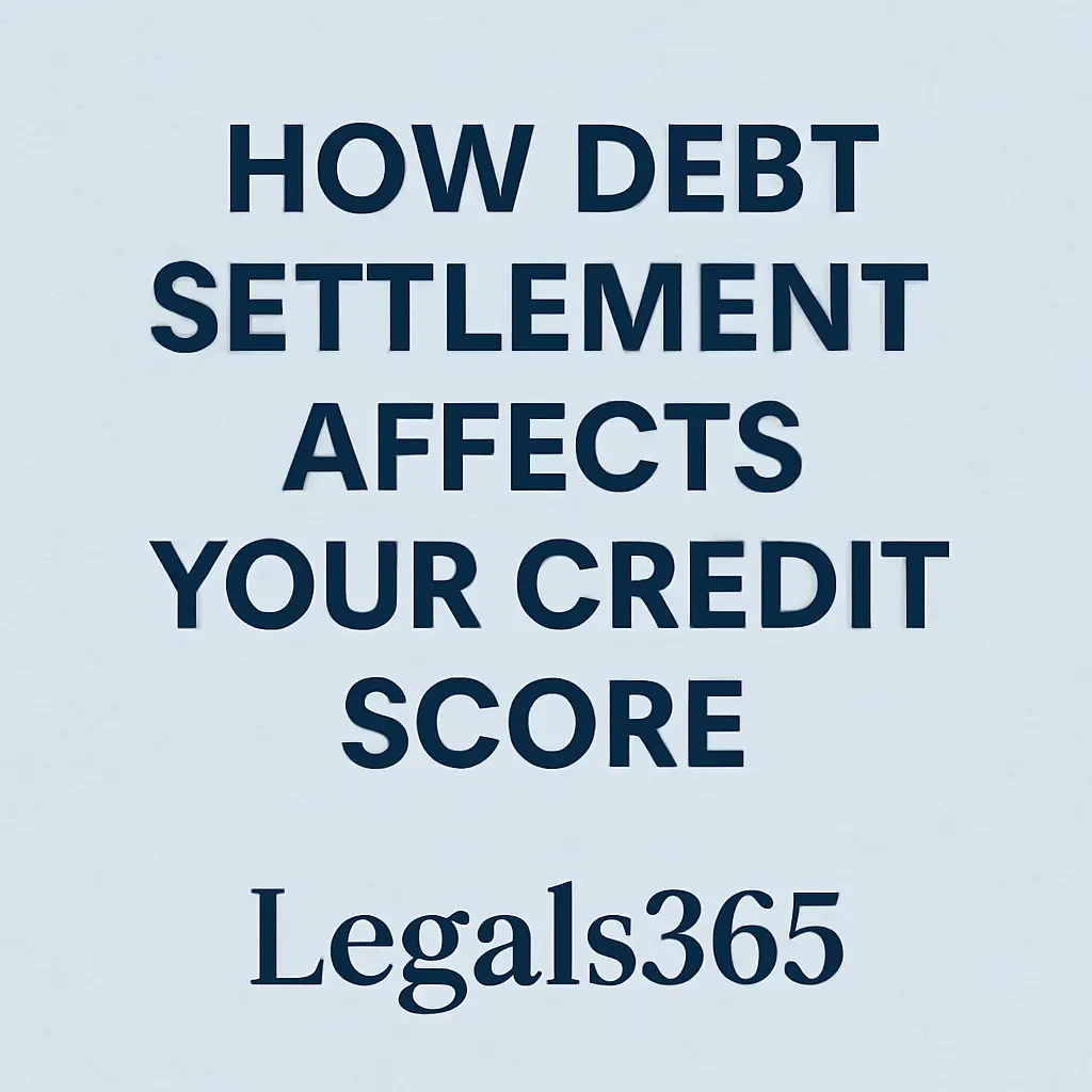 How Debt Settlement Affects Your Credit Score